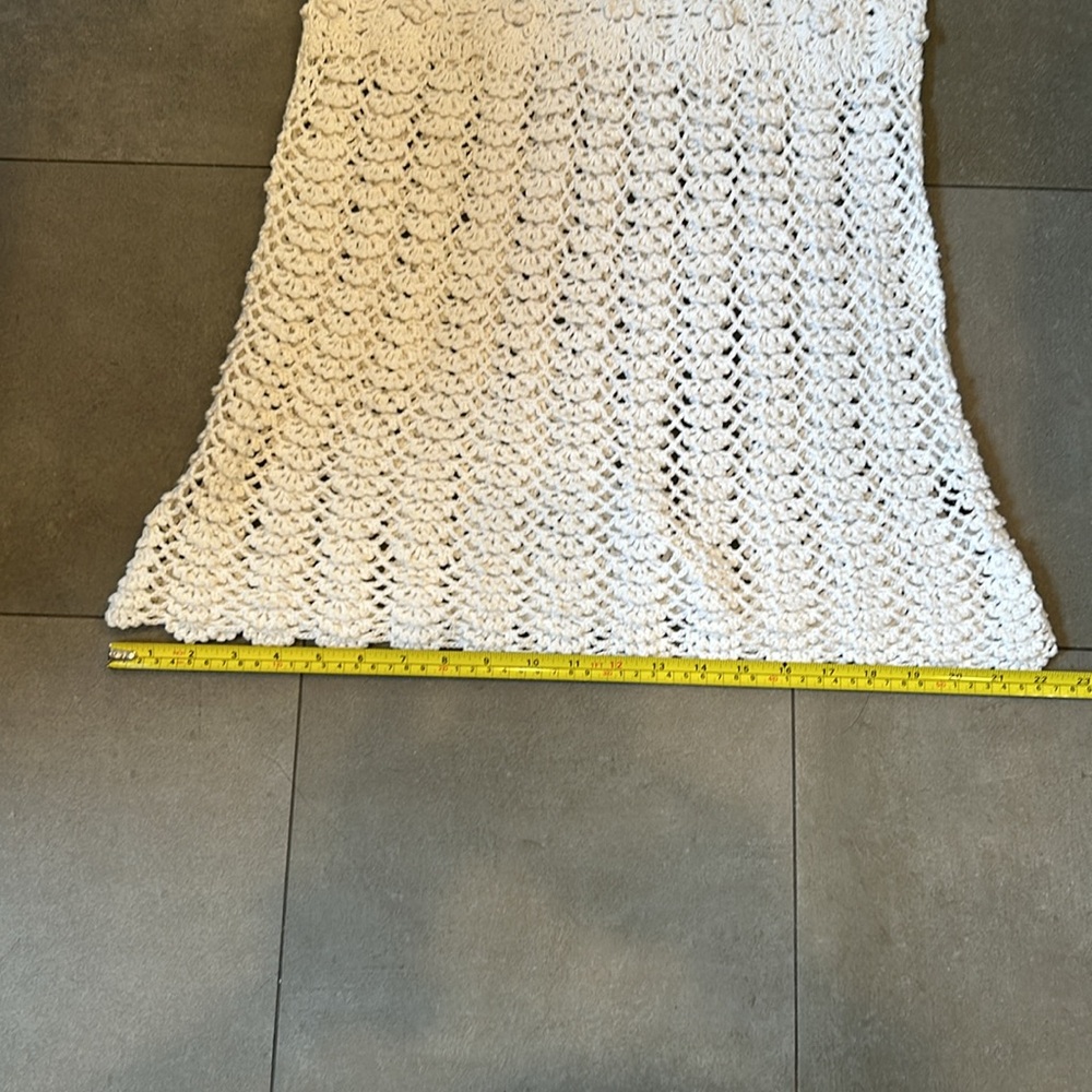 525 America Crocheted, One Hundred Percent Cotton Tunic/ Top - Picture 11 of 13